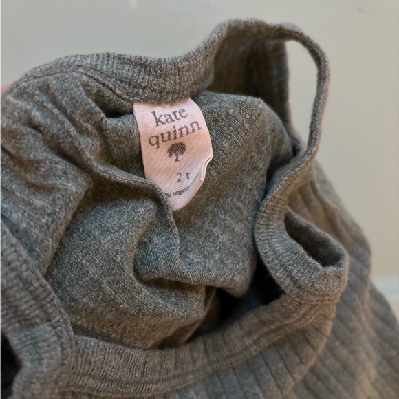 Kate Quinn Green Ribbed Kids Romper - Picture 3 of 3